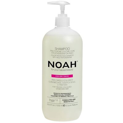 NOAH – Shampoing Protection Couleur 1.6 à la Phytokératine de Riz 1000ML