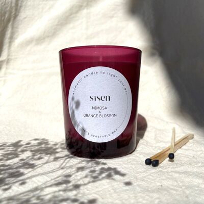 Mimosa & Orange Blossom Scented Candle