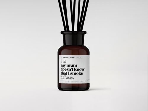 Funny Fragrance Reed Diffuser - Home Fragrance - 100ml (my mum doesn't know that I smoke)