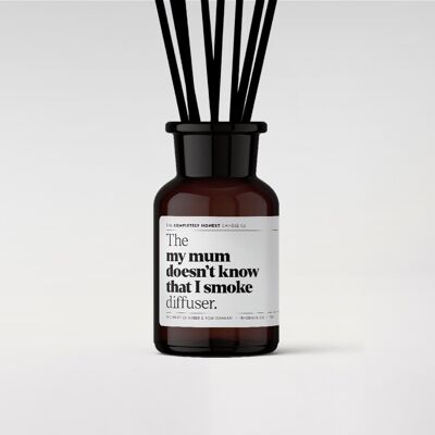 Funny Fragrance Reed Diffuser - Home Fragrance - 100ml (my mum doesn't know that I smoke)