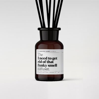 Funny Fragrance Reed Diffuser - Home Fragrance - 100ml (I need to get rid of that funky smell)