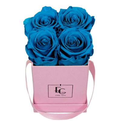 Classic Infinity Rose Box | Aquamarines | XS