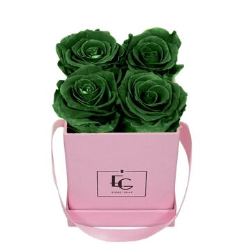 Boîte Rose Infini Classique | Vert émeraude | XS