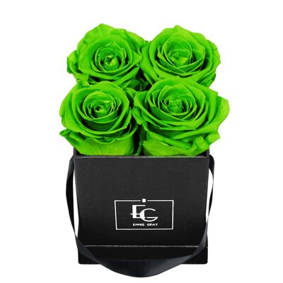 Classic Infinity Rose Box | Green Glow | XS