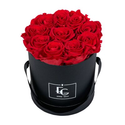 Classic Infinity Rose Box | Vibrant Red | S