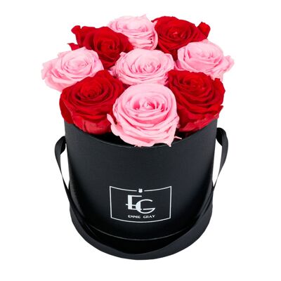 Mix Infinity Rosebox | Rouge vif et rose nuptial | S