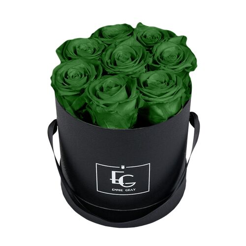 Classic Infinity Rosebox | Emerald Green | S