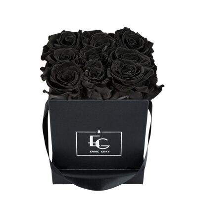 Classic Infinity Rose Box | Black Beauty | S