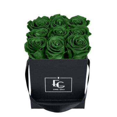 Classic Infinity Rose Box | Emerald Green | S