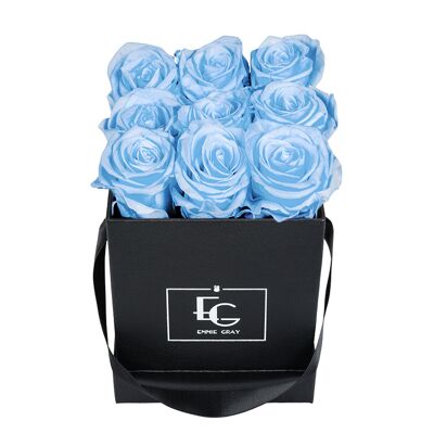Classic Infinity Rose Box | Baby Blue | S