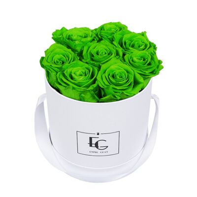 Classic Infinity Rose Box | Green Glow | S