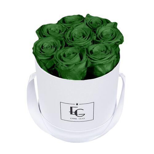 Classic Infinity Rosebox | Emerald Green | S