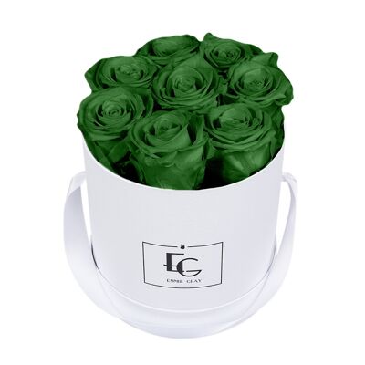 Classic Infinity Rose Box | Emerald Green | S