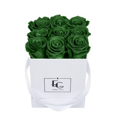 Classic Infinity Rose Box | Emerald Green | S