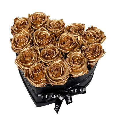 Classic Infinity Rose Box | gold | M