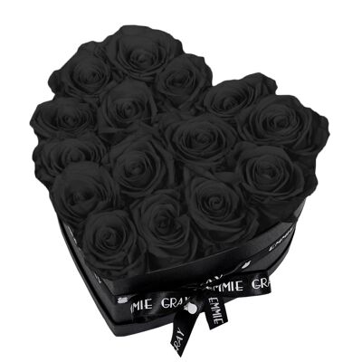 Classic Infinity Rose Box | Black Beauty | M