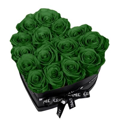Classic Infinity Rosebox | Emerald Green | M