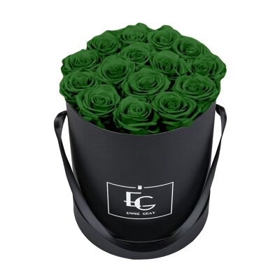 Classic Infinity Rose Box | Emerald Green | M