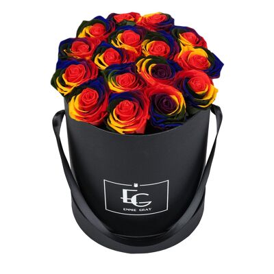 Classic Infinity Rose Box | Rainbows | M