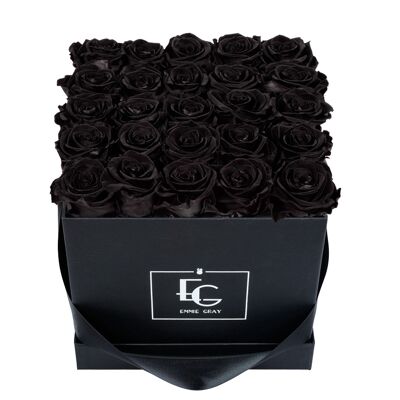 Classic Infinity Rosebox | Black Beauty | M