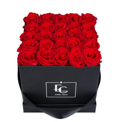 Classic Infinity Rose Box | Vibrant Red | M