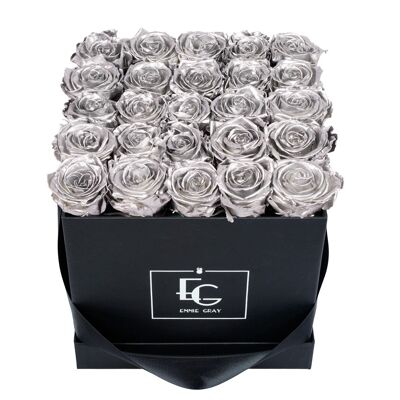 Classic Infinity Rose Box | Silver | M
