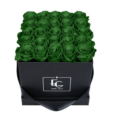 Classic Infinity Rose Box | Emerald Green | M