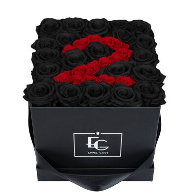 Número Infinito Rosebox | Belleza negra y rojo vibrante | METRO