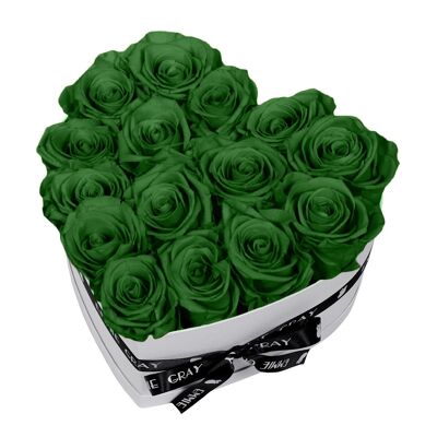 Classic Infinity Rosebox | Emerald Green | M