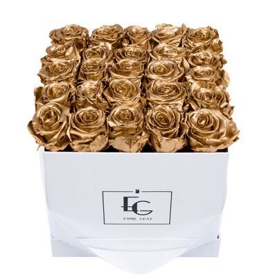 Classic Infinity Rose Box | gold | M