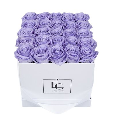 Classic Infinity Rose Box | Cool Lavender | M