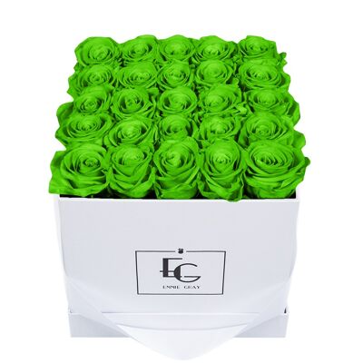 Classic Infinity Rose Box | Green Glow | M