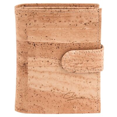 Ladies wallet "classic" made of cork (beige)