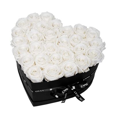 Classic Infinity Rose Box | Pure White | L