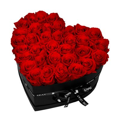 Classic Infinity Rose Box | Vibrant Red | L