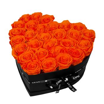 Boîte Rose Infini Classique | Flamme orange | L