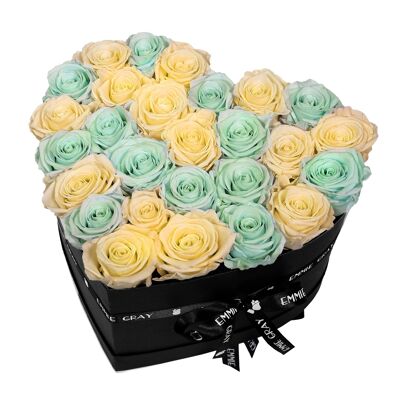 Mix Infinity Rosebox | Champagne e verde menta | l