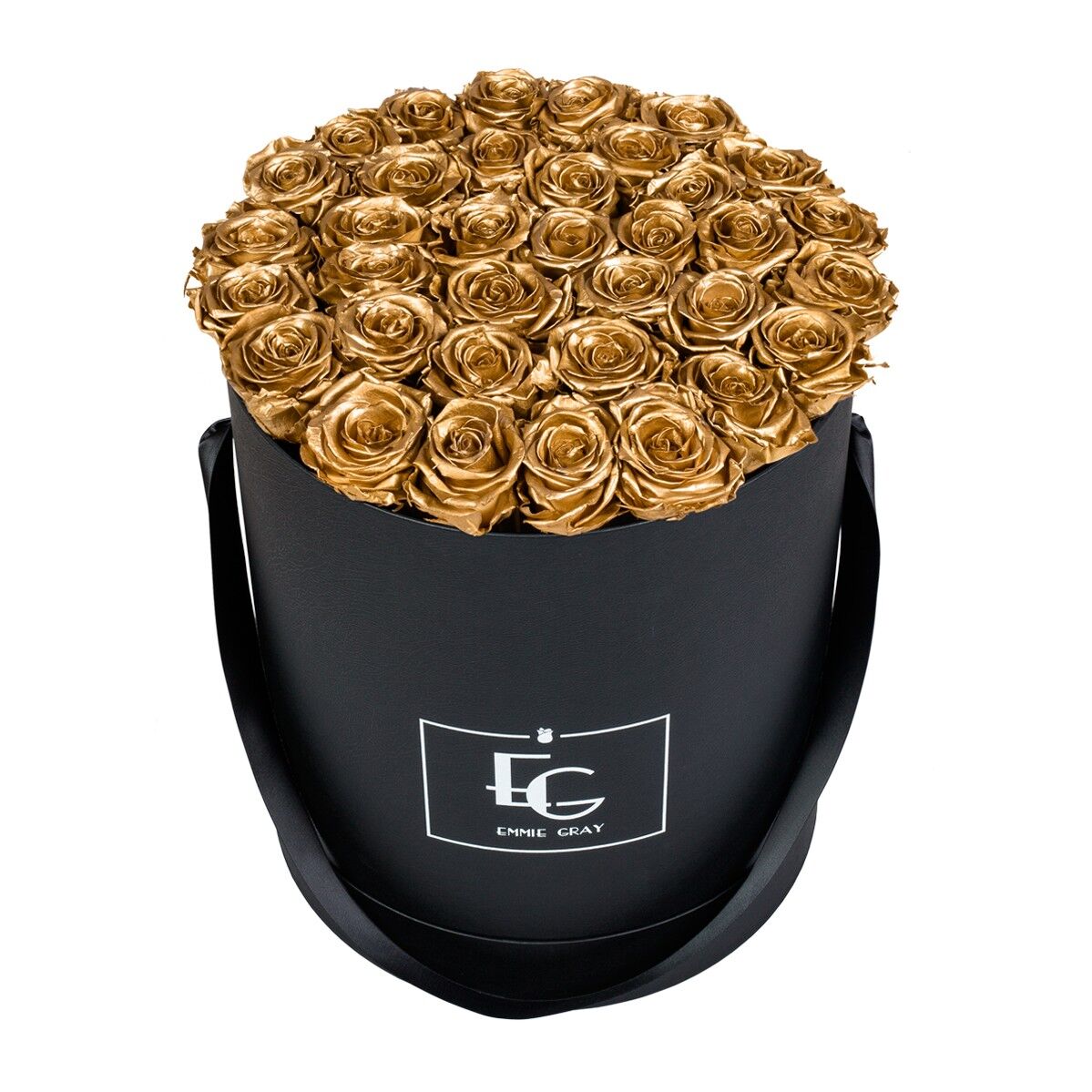 Scatola classica rosa infinita | oro | l