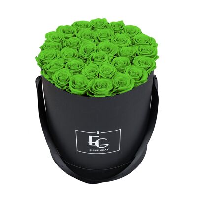 Classic Infinity Rose Box | Green Glow | L