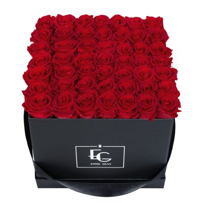 Classic Infinity Rose Box | Vibrant Red | L