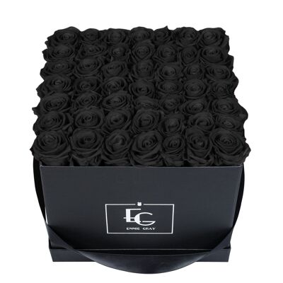 Classic Infinity Rose Box | Black Beauty | L