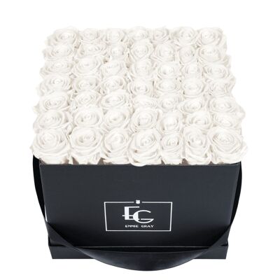 Classic Infinity Rose Box | Pure White | L