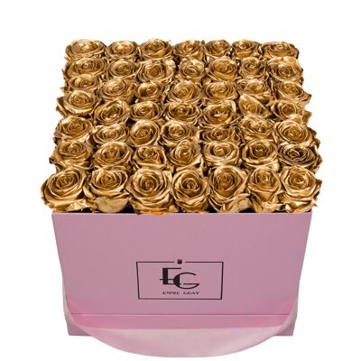 Classic Infinity Rose Box | gold | L