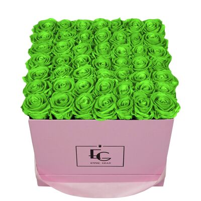 Scatola classica rosa infinita | Bagliore verde | l