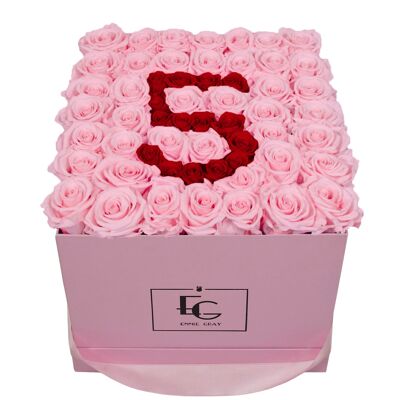 Nombre Infinity Rosebox | Rose nuptiale et rouge vif | L