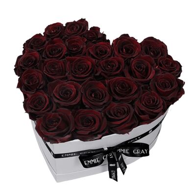 Classic Infinity Rose Box | Burgundy | L