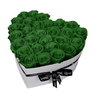 Boîte Rose Infini Classique | Vert émeraude | L