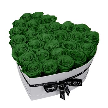 Boîte Rose Infini Classique | Vert émeraude | L