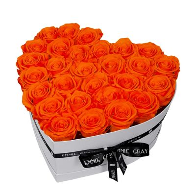 Classic Infinity Rosebox | Orange Flame | L