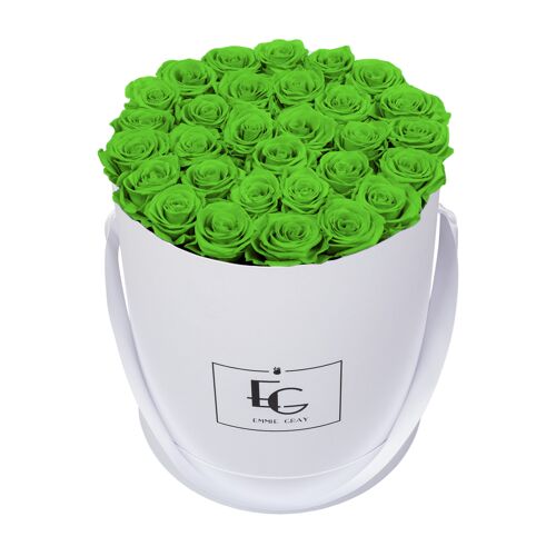 Classic Infinity Rosebox | Green Glow | L